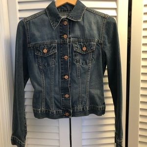 Warehouse faded denim jacket